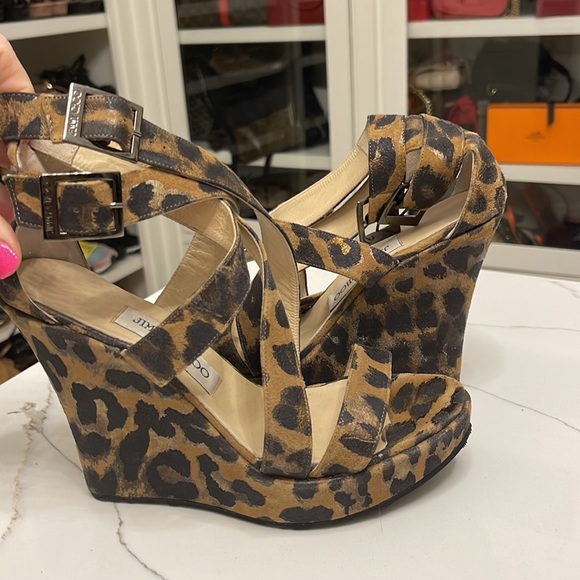 Jimmy Choo Strappy Wedges - Picture 4 of 7